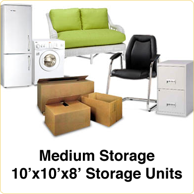 Check out our 10x10 Storage Units. Perfect for your Small/Medium Storage Jobs